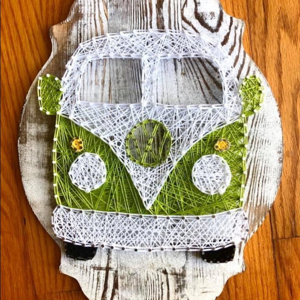 Volkswagen Van Wall String Art - Picture 4 of 5
